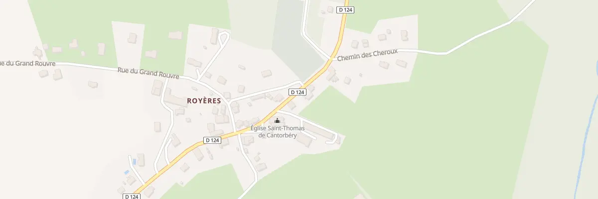 Plan du 4 Rue du Onze Novembre 1918 à Royères
