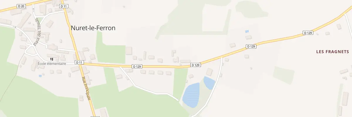 Plan du 13 Rue du Château d’Eau à Nuret-le-Ferron