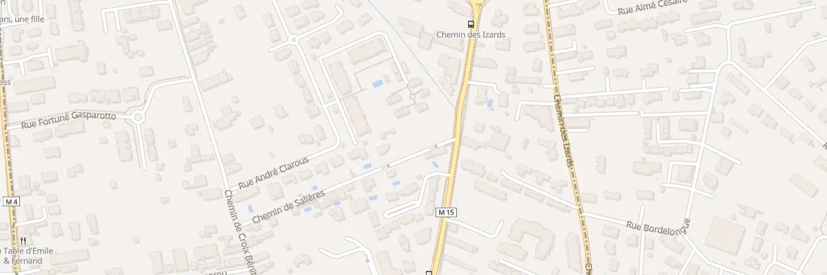 Plan du 4 Che de Salières à Toulouse
