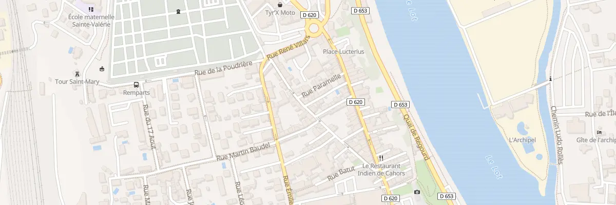 Plan du 66 Rue Galiot de Genouillac à Cahors