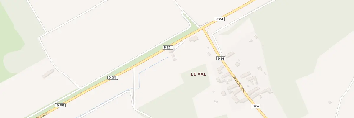 Plan du 1 Rue du Val à Montlivault