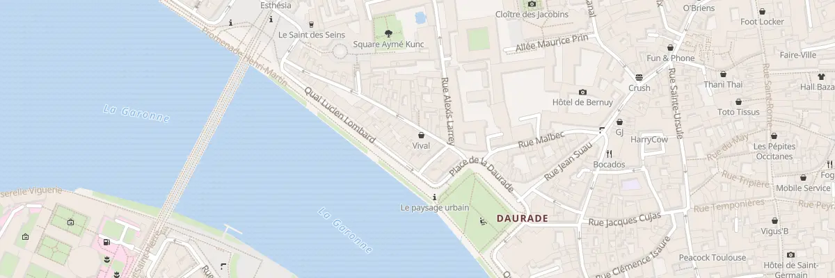 Plan du 13 Rue des Blanchers à Toulouse