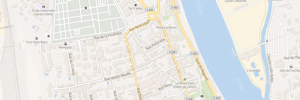 Plan du 60 Rue Galiot de Genouillac à Cahors