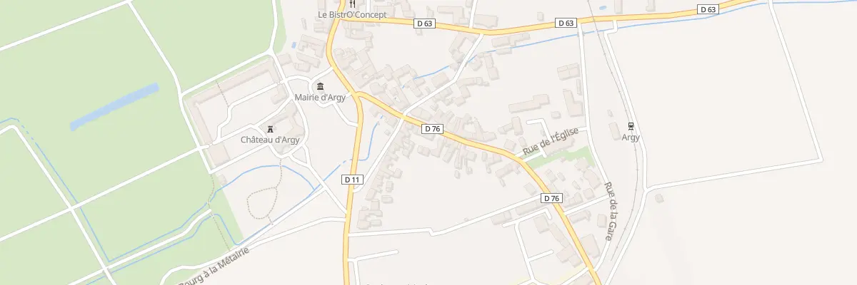 Plan du 5 Rue de l’Eglise à Argy