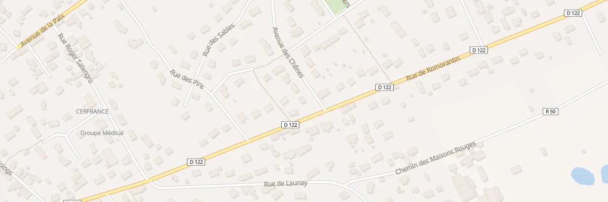 Plan du 24 Rue de Romorantin au Controis-en-Sologne