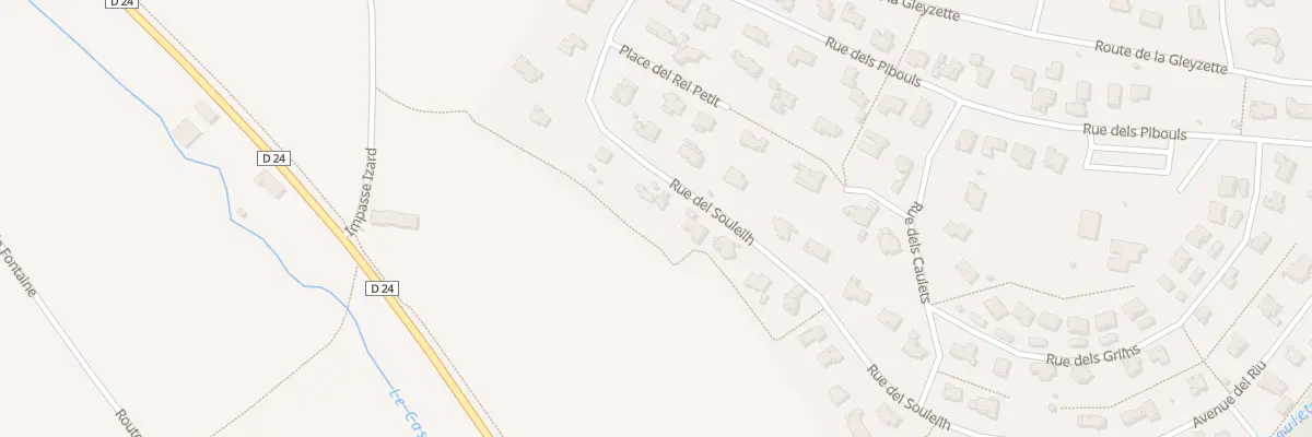 Plan du 27 Rue Del Souleilh à Lacroix-Falgarde