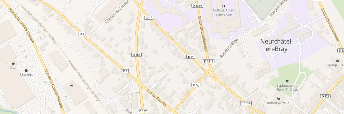 Plan du 13 Rue de Saint Vincent à Neufchâtel-en-Bray