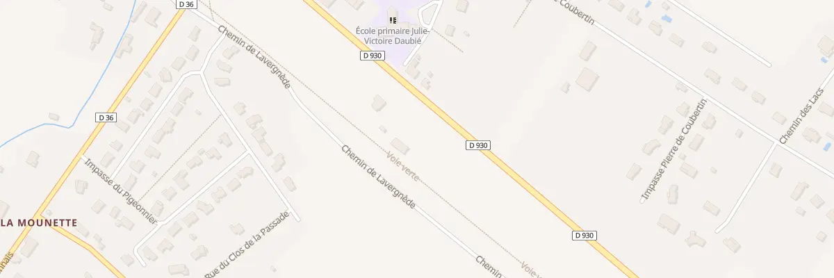 Plan du 300 Rte de Villemur à Nohic