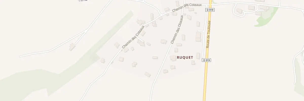 Plan du 152 Ruquet à Pailhès