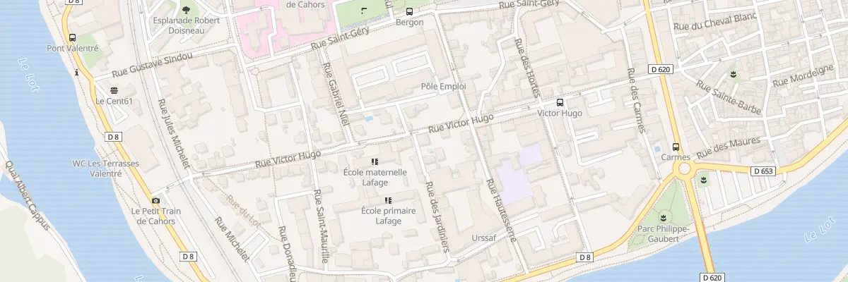 Plan du 283 Rue Victor Hugo à Cahors