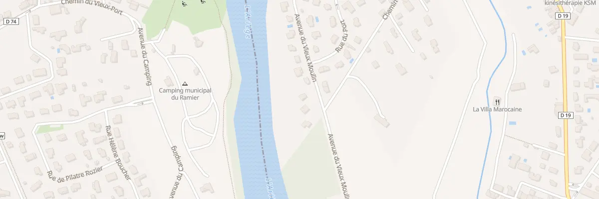 Plan du 18 Av du Moulin Vieux à Venerque
