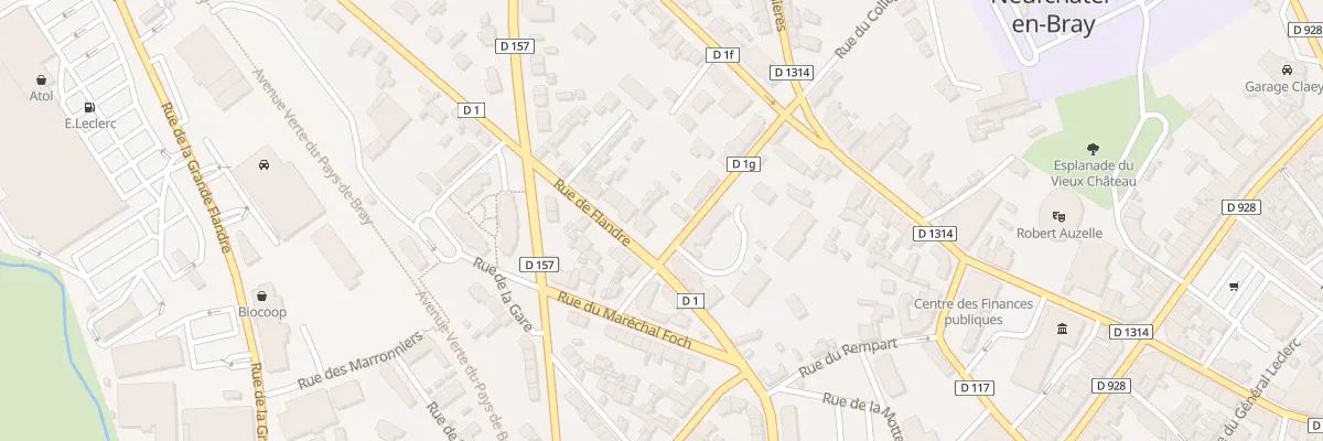 Plan du 3 Bd Albert Charvet à Neufchâtel-en-Bray