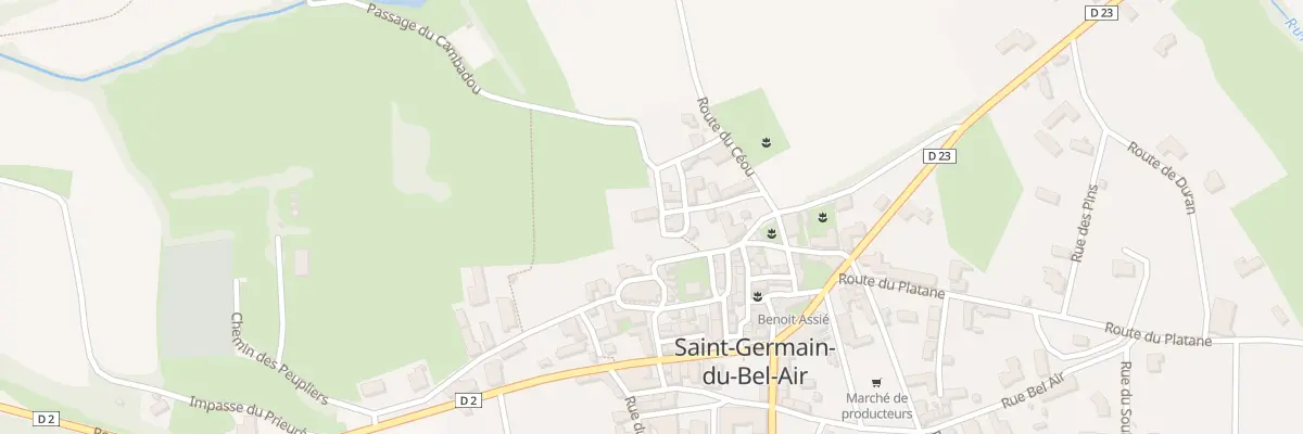 Plan du 79 Rue de la Fontaine à Saint-Germain-du-Bel-Air
