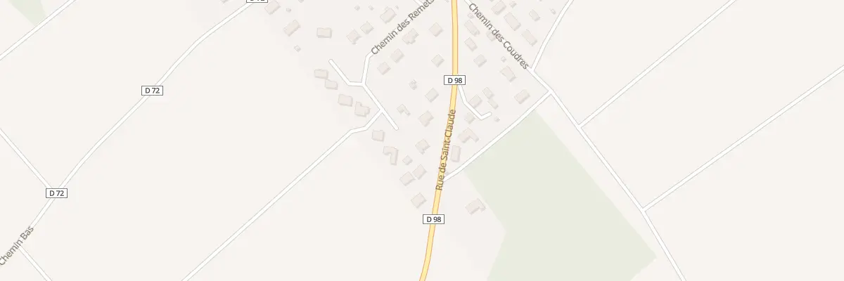 Plan du 25 Rue de Saint-Claude à Montlivault