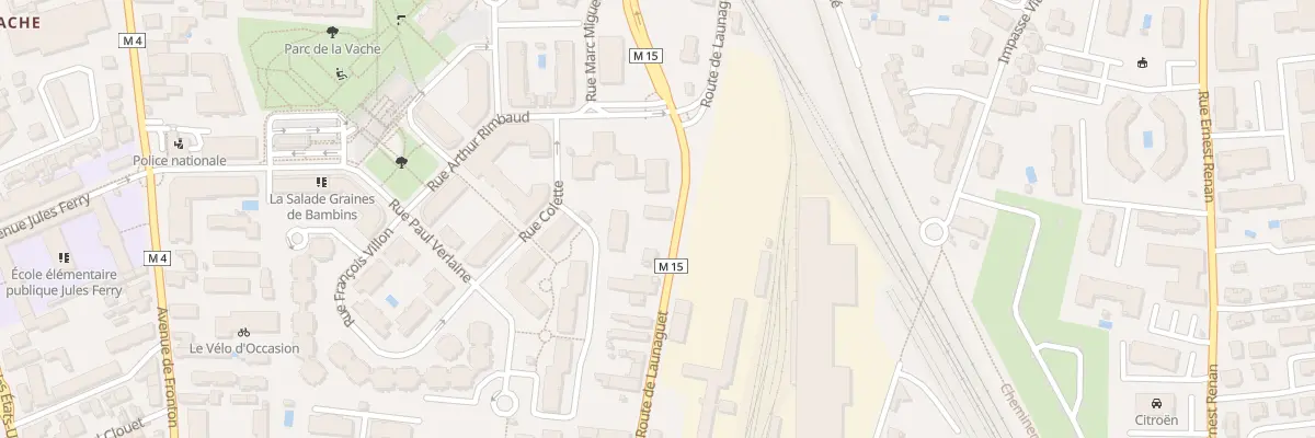 Plan du 91A Rte de Launaguet à Toulouse