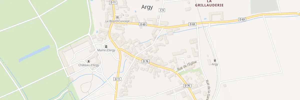 Plan du 8 Rue du Four à Argy