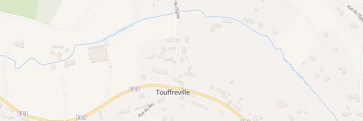 Plan du 1 Rue de l’Eglise à Touffreville