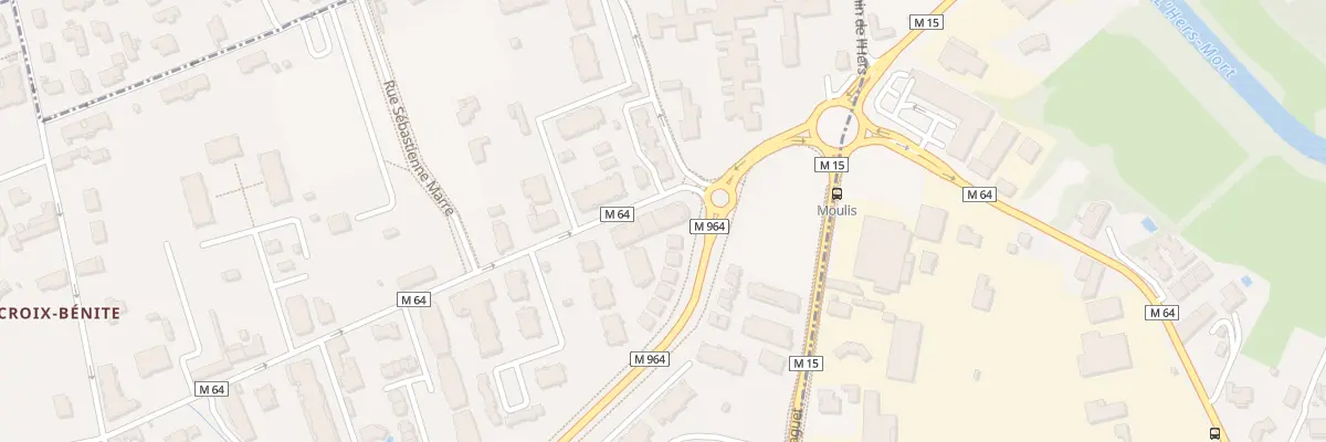 Plan du 25 Che de Moulis à Toulouse