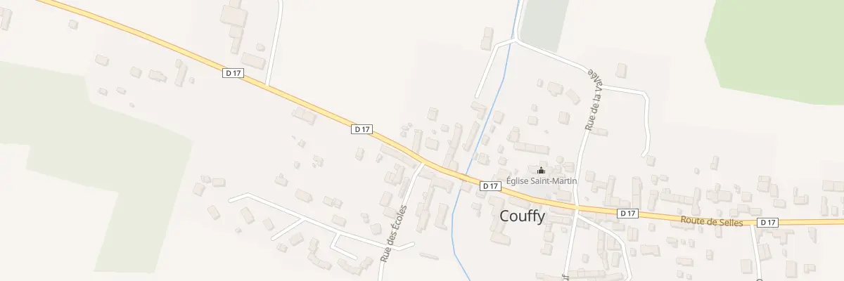 Plan du 18 Rte de St Aignan à Couffy