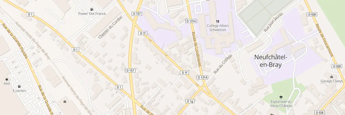Plan du 14 Rue de Saint Vincent à Neufchâtel-en-Bray