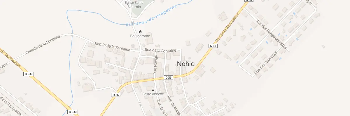 Plan du 19 Rue de la Fontaine à Nohic