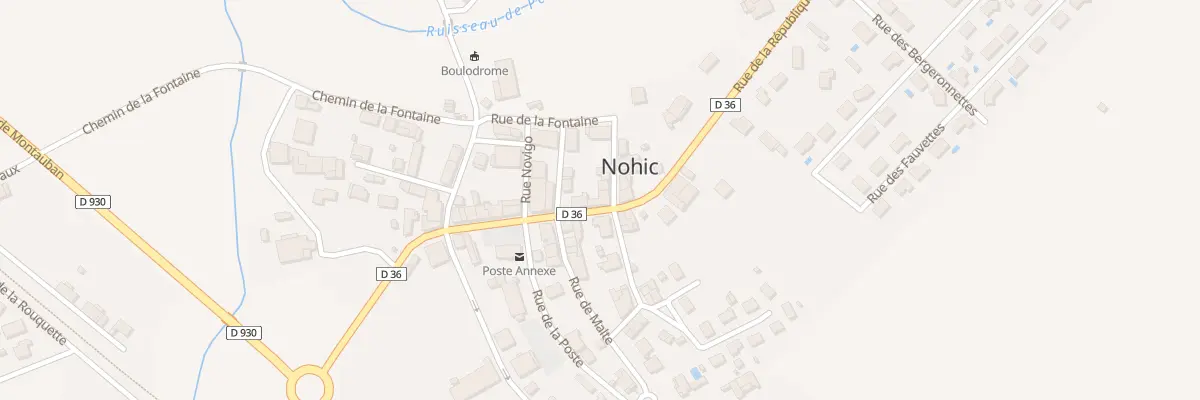 Plan du 301 Rue de la République à Nohic