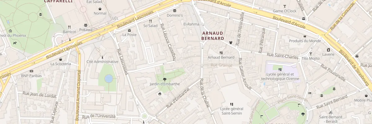 Plan du 30 Rue des Quêteurs à Toulouse