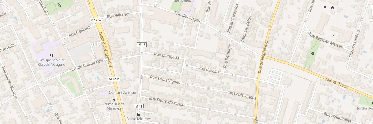 Plan du 21 Rue d’Eylau à Toulouse