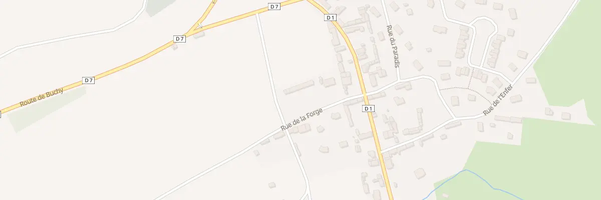 Plan du 76 Rue de la Forge à Sommery