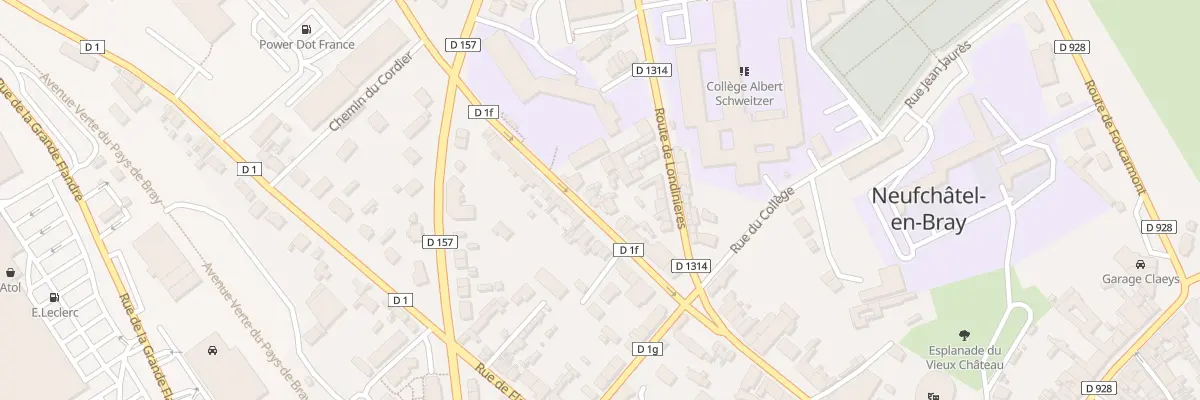 Plan du 10 Rue de Saint Vincent à Neufchâtel-en-Bray