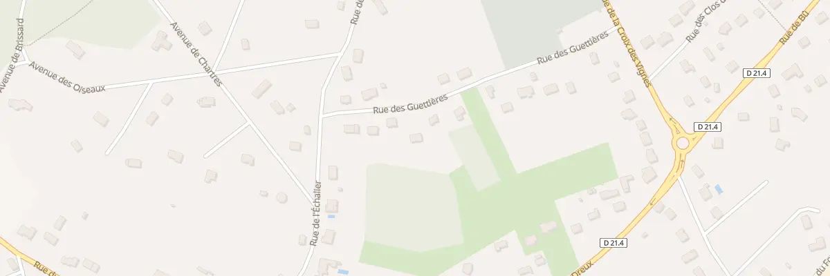 Plan du 17 Rue des Guettières à Abondant
