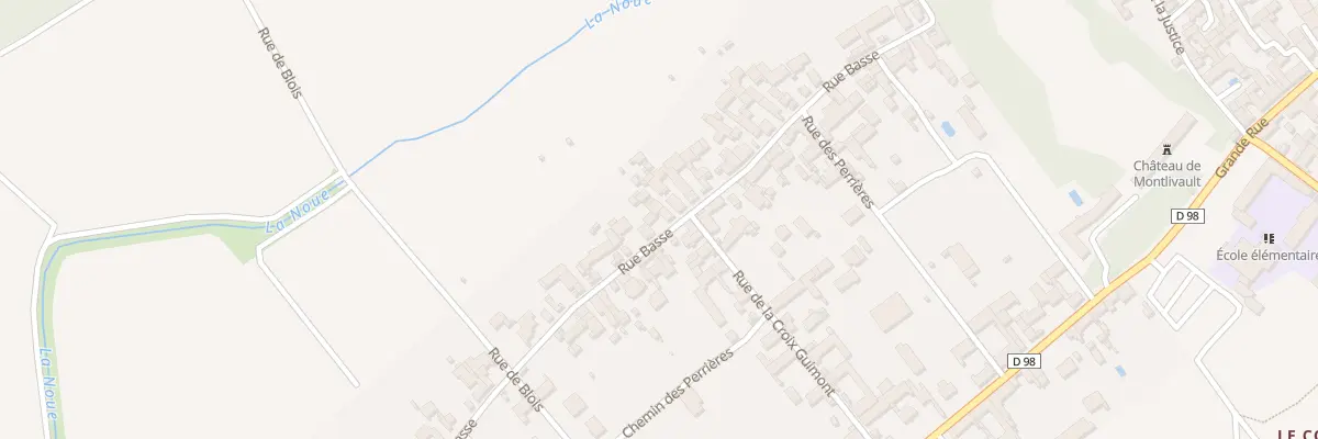 Plan du 47 Rue Basse à Montlivault