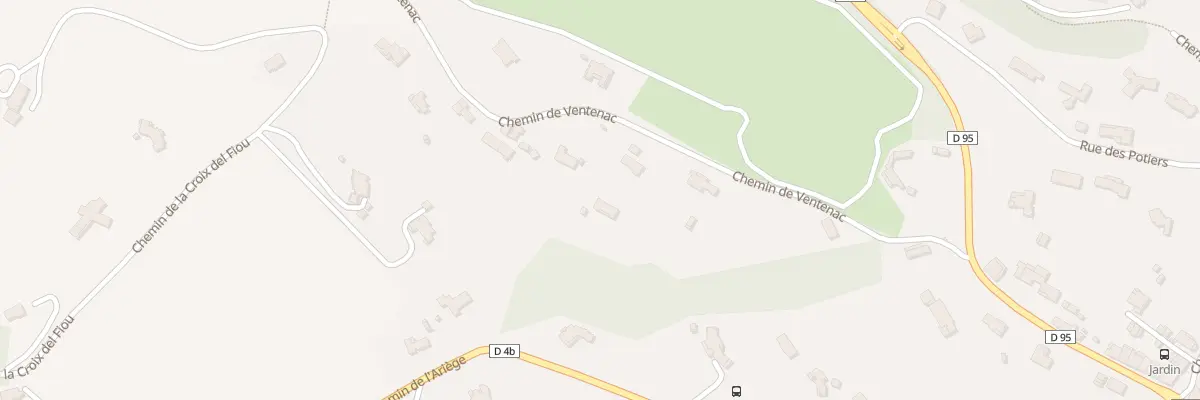 Plan du 8B Che de Ventenac à Vieille-Toulouse