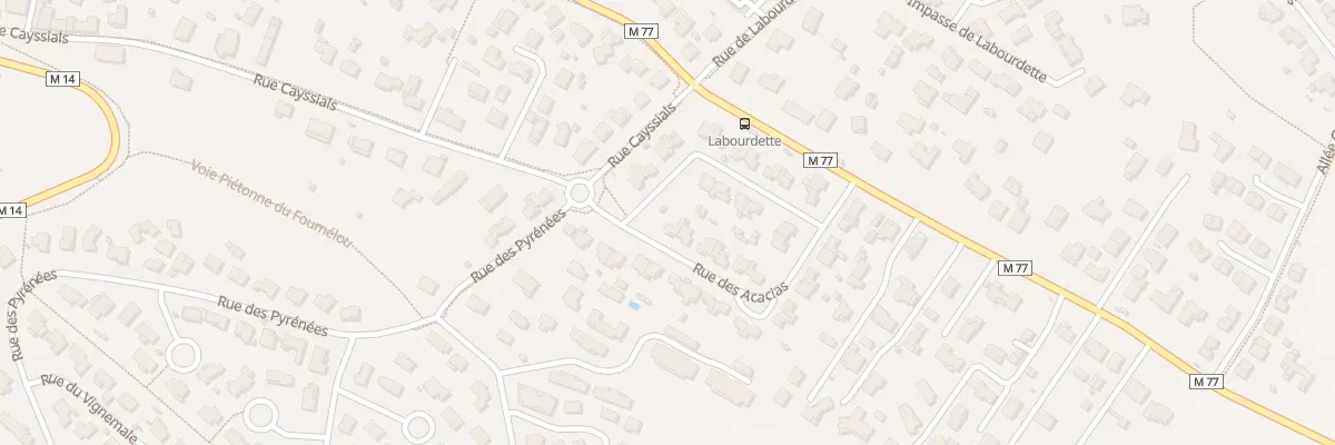 Plan du 1 Rue des Acacias à Gratentour