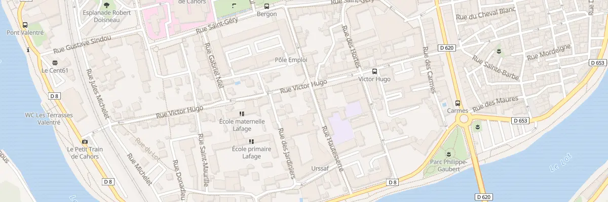Plan du 235 Rue Victor Hugo à Cahors