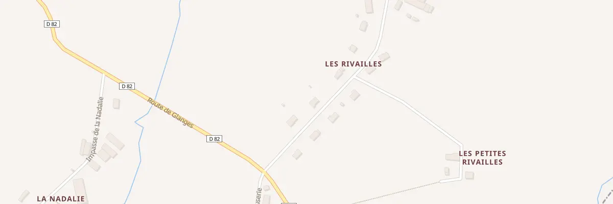 Plan du 6001 Les Rivailles à Saint-Genest-sur-Roselle