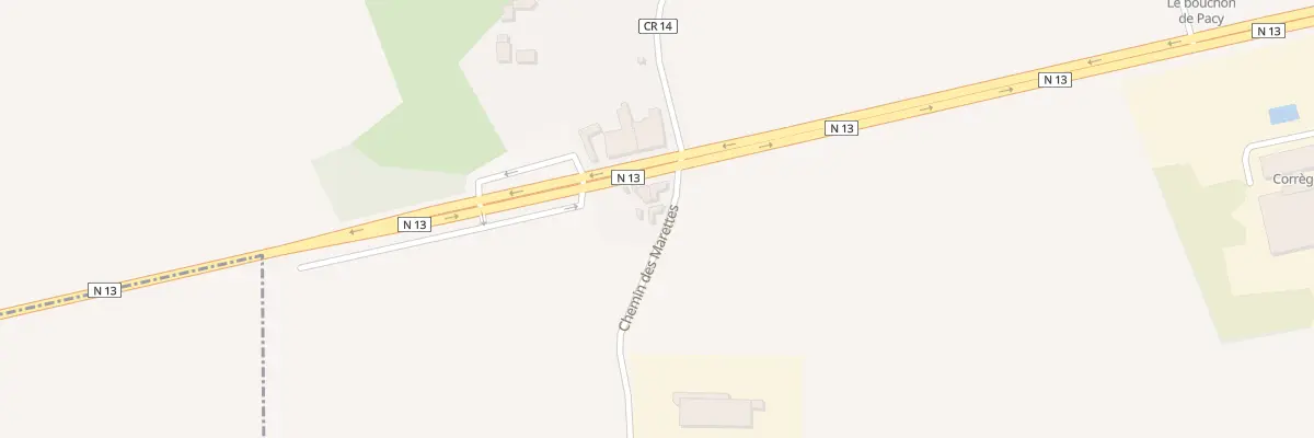 Plan du 46 La Grosse Borne à Chaignes