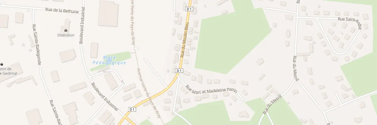 Plan du 2 Rue du Moulin Bleu à Neufchâtel-en-Bray