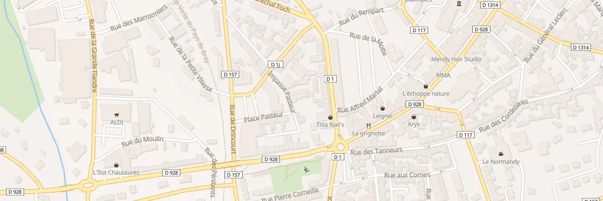 Plan du 14 Pl Pasteur à Neufchâtel-en-Bray