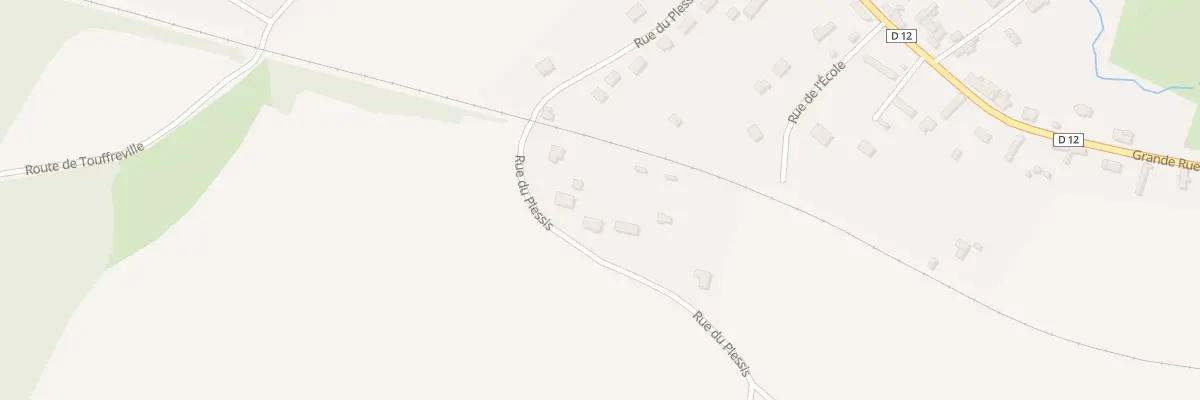 Plan du 22 Rue du Plessis à Touffreville