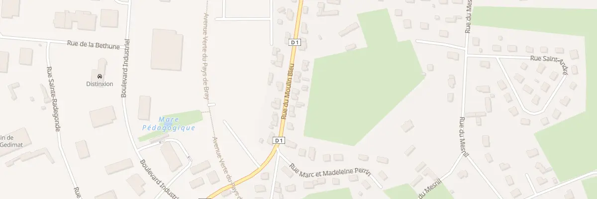 Plan du 6 Rue du Moulin Bleu à Neufchâtel-en-Bray
