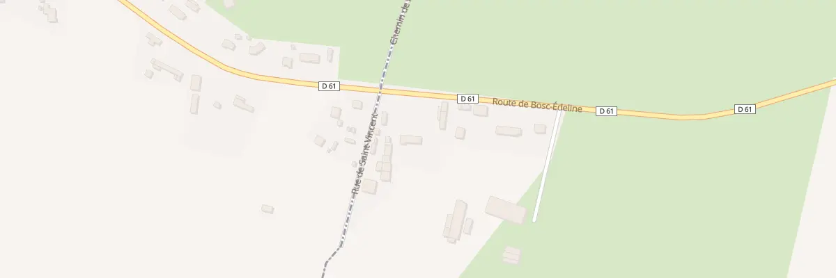Plan du 3115 Rte de Bosc Edeline à Haucourt