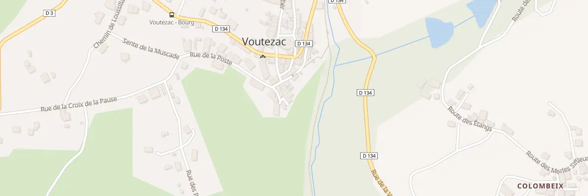 Plan du 5 Fg Le Porche Vieux à Voutezac
