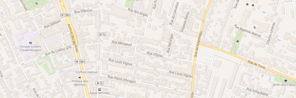 Plan du 29 Rue d’Eylau à Toulouse