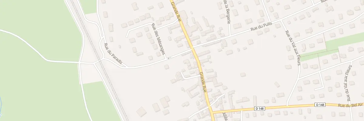 Plan du 88 Grande Rue à Bueil