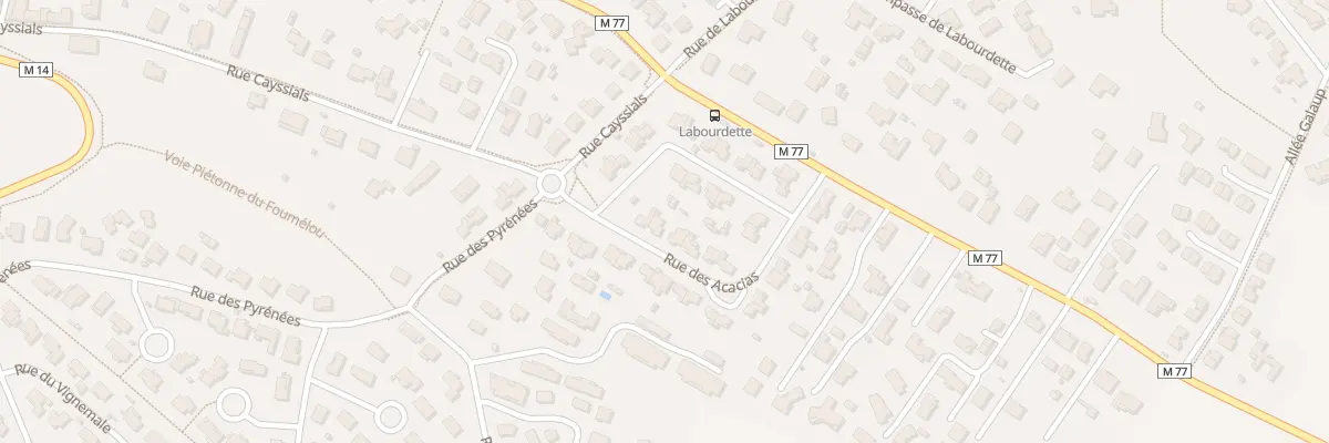 Plan du 3 Rue des Acacias à Gratentour