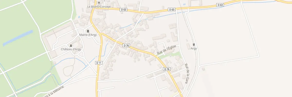 Plan du 20 Rue de l’Eglise à Argy