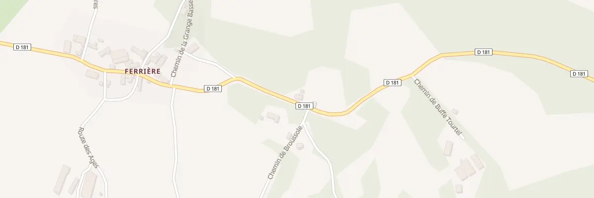 Plan du 1279 Rte De Ferriere à Chartrier-Ferrière