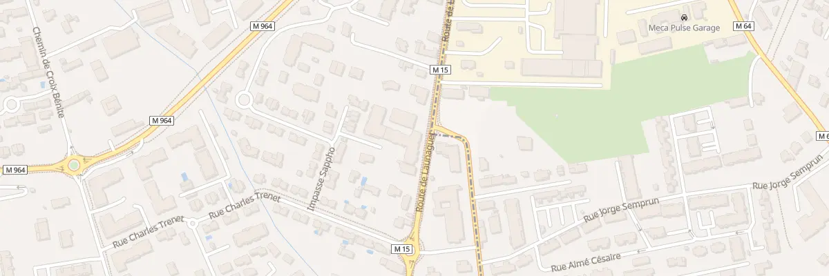 Plan du 385 Rte de Launaguet à Toulouse