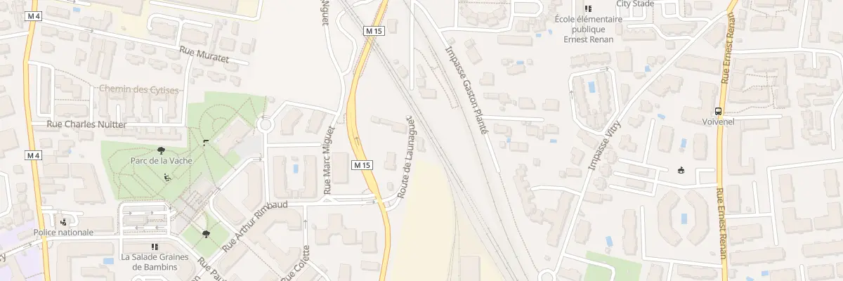 Plan du 94 Rte de Launaguet à Toulouse
